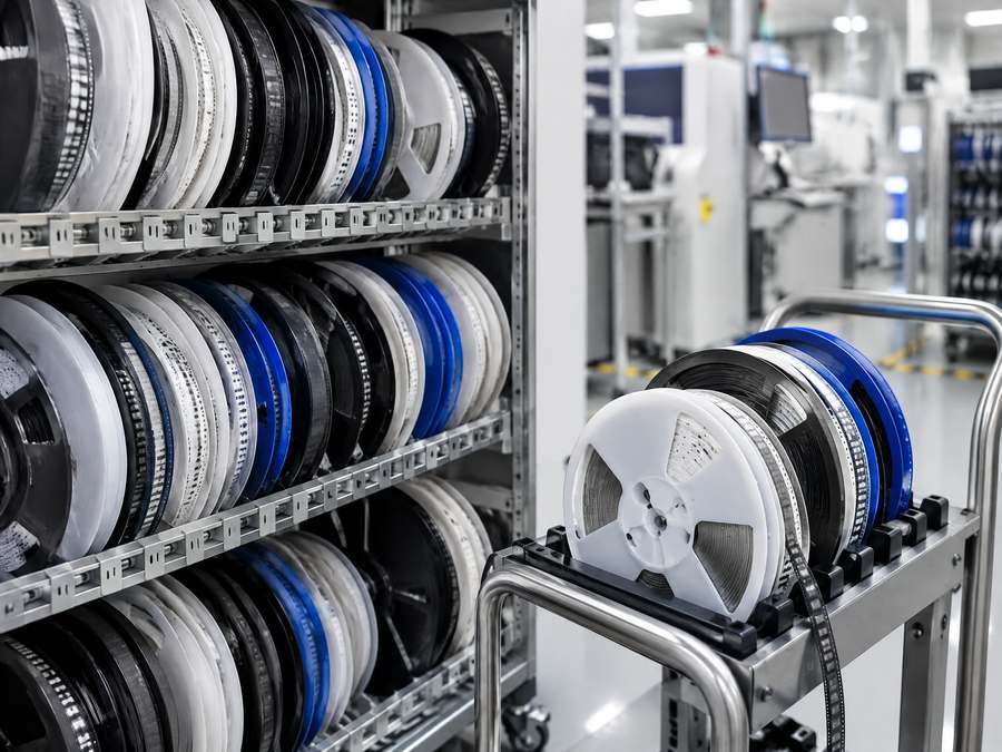 Bauteilrollen für die SMD-Bestückung