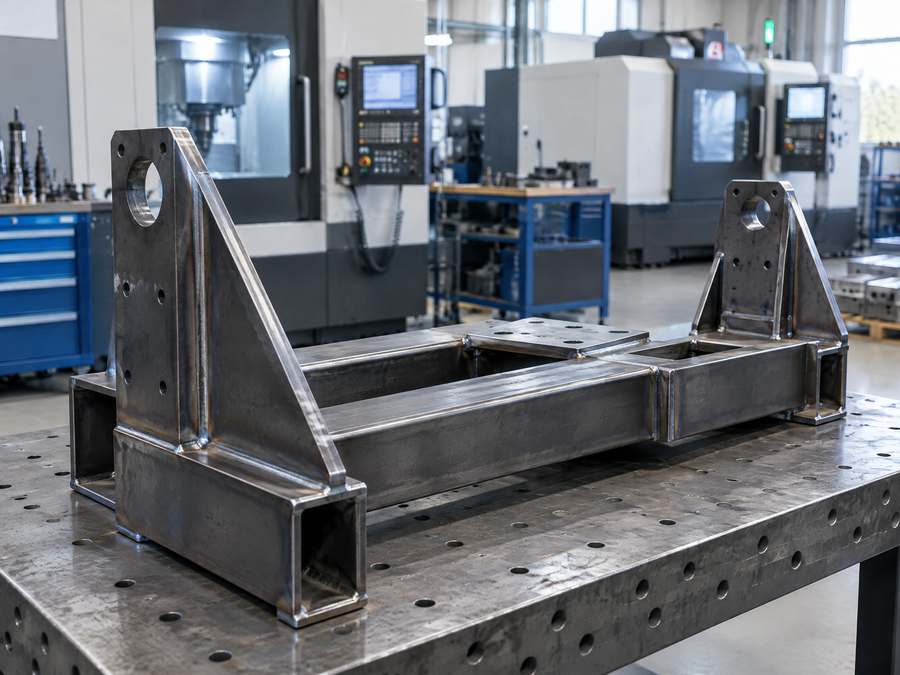 Lohnfertigung in einem Metallbaubetrieb in Tschechien