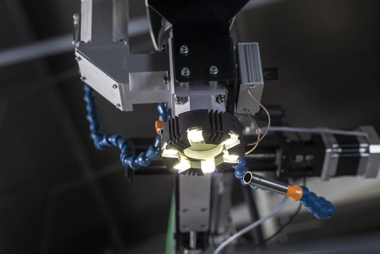Partielles Härten mit Laseroptik