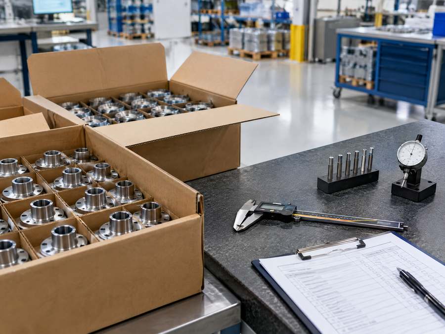 Qualitätsprüfung vor dem Versand aus China