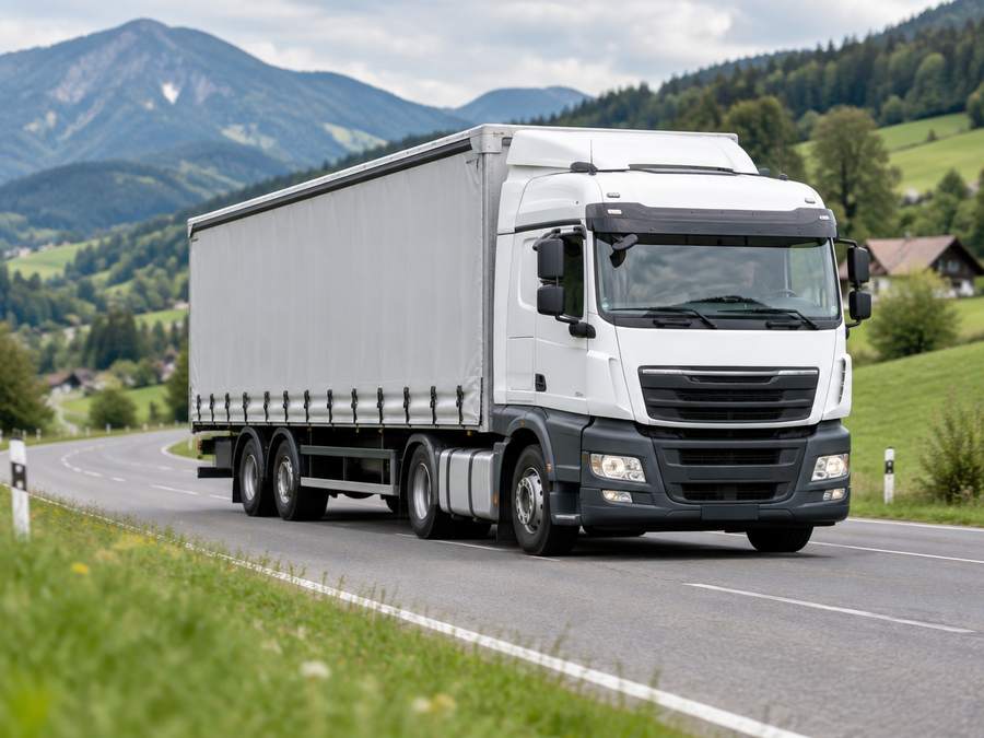 Lkw-Transport von Zulieferteilen aus Tschechien